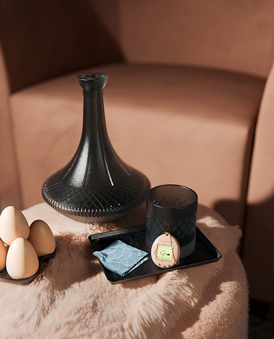 Mocha Mousse Tamagotchi 3d blender branding mocha mocha mousse tamagotchi