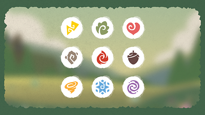 Thriving Powers animals boardgame cardgame forest gaming graphic design illustration minimal nature ui vector