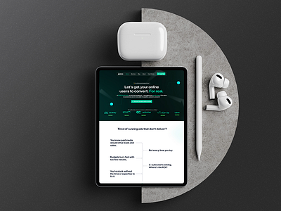 RAOS - High-Impact Landing Page Display animation branding design graphic design illustration mobile app ui ux
