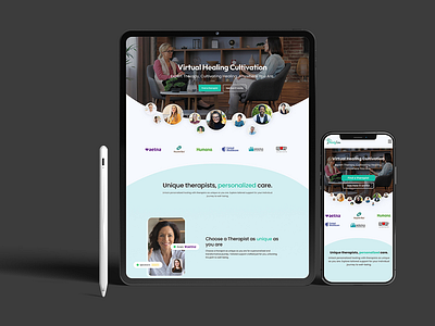 Thrively Healthcare Website animation branding design graphic design illustration logo mobile app ui ux