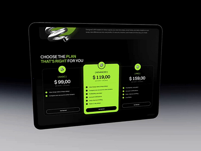 Trading Insights UX ✸ Fintech 3d data driven features fintech landing page pricing product design responsive ui saas trading tools ui ui design ux ux design web app web design