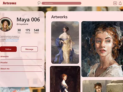 DAILY UI CHALLENGE Day 6: User Profile dailyui design illustration ui