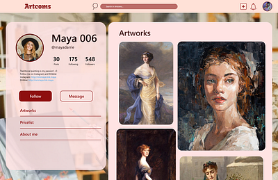 DAILY UI CHALLENGE Day 6: User Profile dailyui design illustration ui