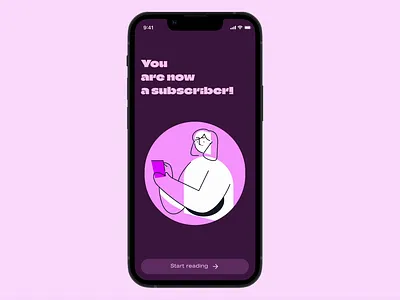 Successful subscription animation animation app figma illustration motion graphics ui ux video