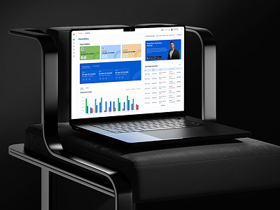 Modern Finance Dashboard UI – Responsive Web Design animation branding design graphic design illustration logo mobile app ui ux vector