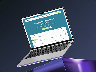DashVibe – Landing Page for a Finance Management Tool fin tech ui website design