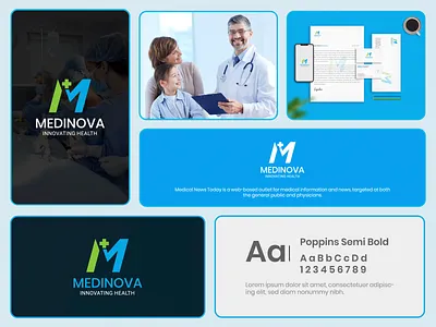 Medinova _Logo Design brand branding brandmark design graphic design illustration logo logodesign logos