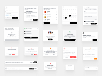 Minimal Modals / Popup Window Design design minimal modal modal ui modals popup popup modal popup ui popup window popups ui ui design ui ux uiux ux ux design window