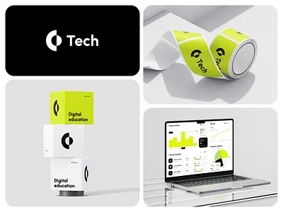 Tech LMS Branding 3d animation branding graphic design logo motion graphics ui