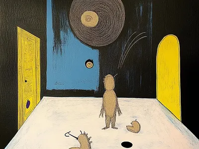 Le Reve illustration midjourney poem poetic