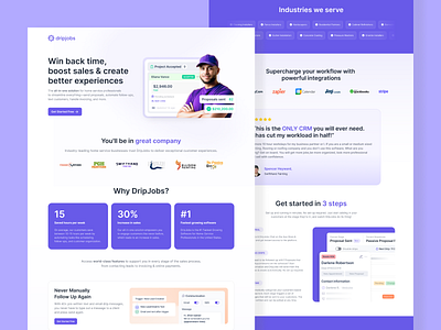 Dripjobs - Landing Pagee cro