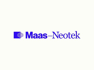 Maas—Neotek animation branding corporate cyberpunk glitch logo