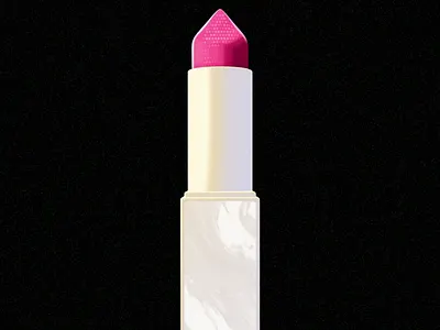 "Lipstick" White 3d 3d animation 3d art after effects animation c4d cinema4d design motion design motion graphics stylized