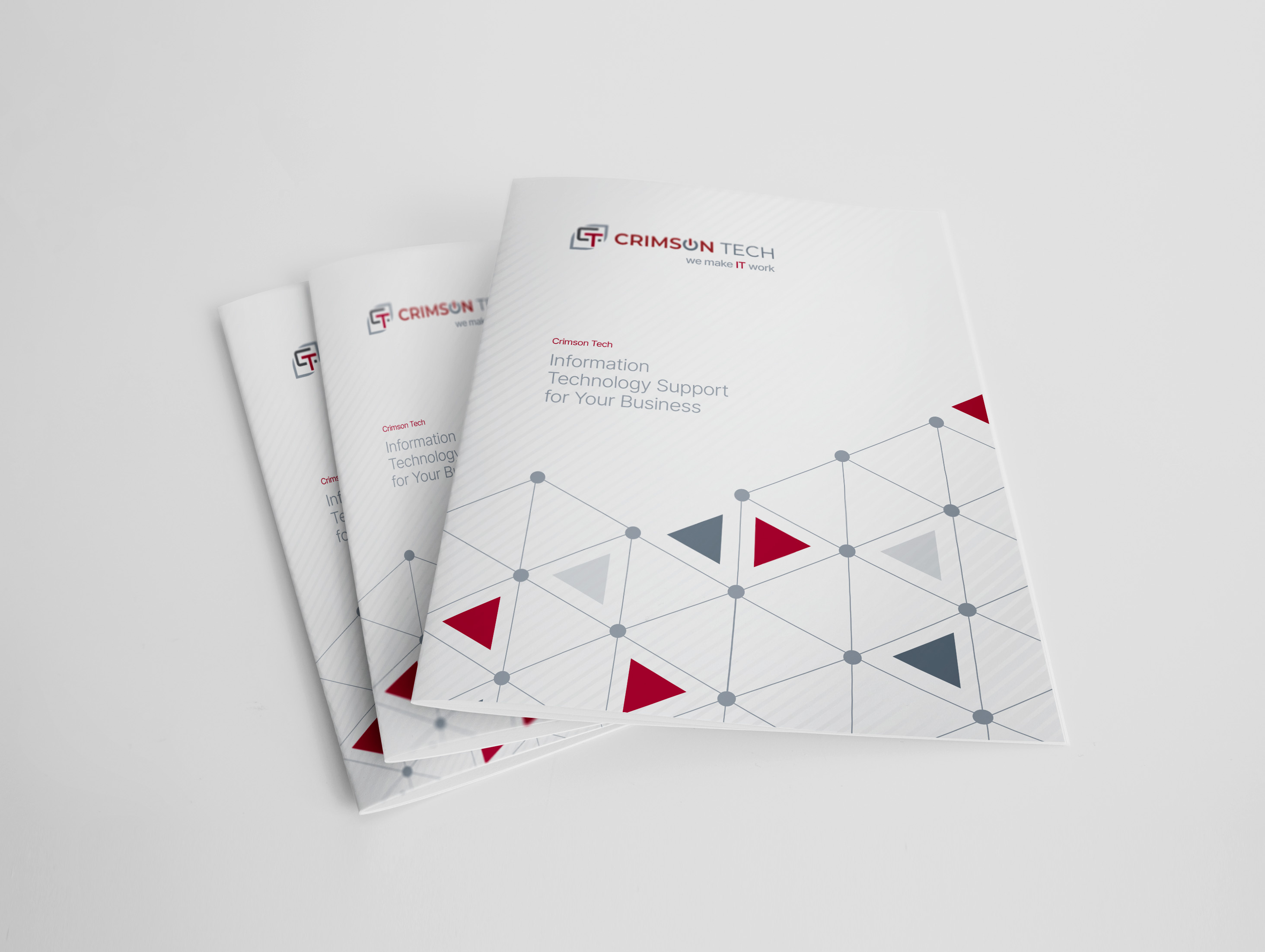 Technology Brochure Design | Adobe InDesign adobe indesign agenda document booklet brochure brochure design business technology corporate design handout it security print design technology brochure