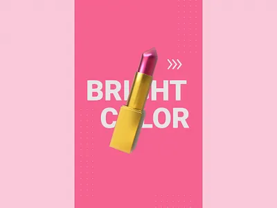 Styleframe "Lipstick" Gold 3d 3d art 3d illustration after effects c4d cinema4d colorful design illustration motion design motion graphics poster stylized typography