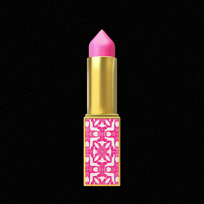 "Lipstick" Pink & Gold 3d 3d animation 3d art after effects animation c4d cinema4d colorful design illustration motion design motion graphics stylized