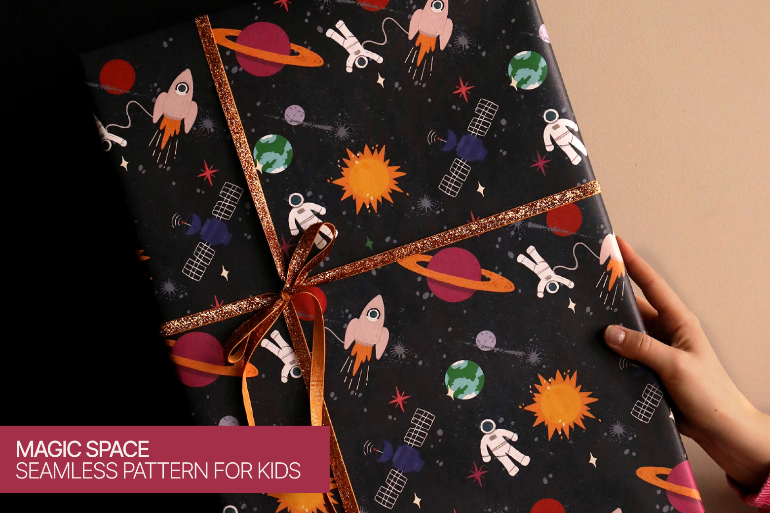 Space Adventure Wrapping Paper astronaut birthdaywrap boygiftwrap cosmicdesign creativegiftwrap cutepackaging galaxyprint giftwrap handdrawnpattern intergalactic kidswrappingpaper outerspace planetpattern playfulpattern rocketship spaceillustration spaceparty spacepattern universeart wrappingpaper