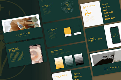 Ishtar London Brand Guidelines brand guidelines branding graphic design graphic designer identity guide logo logo designer visual identity