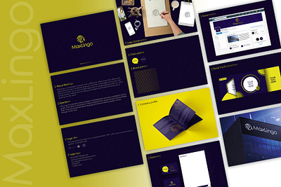 MaxLingo Identity Guide brand gudelines branding graphic design graphic designer identity guide logo logo designer visual identity
