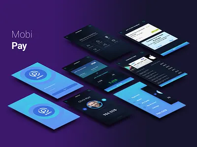 Mobi Pay Mobile App app branding graphic design logo mobile app ui uiux