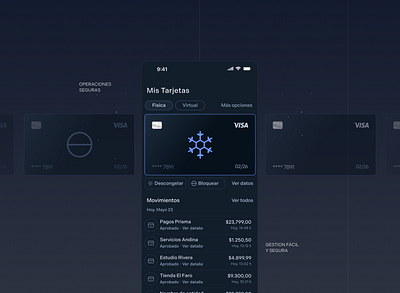 Tukipay APP - Cards cards fintech ui ux wallet