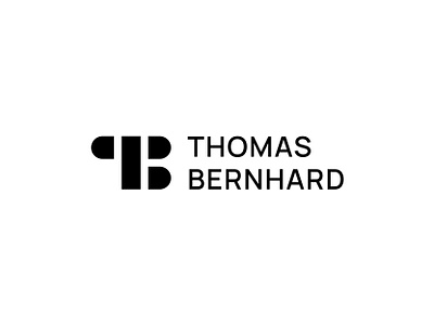 Thomas Bernhard Logo Design brand design brand identity brand mark branding custom logo icon design identity design letter logo lettermark logo logo design logo designer logo mark minimal logo minimalist logo modern logo monogram