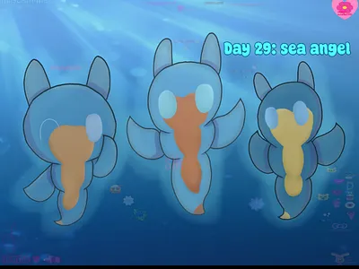 Maycean Day 29: sea angel art post art tag digital art drawing fan art illustration