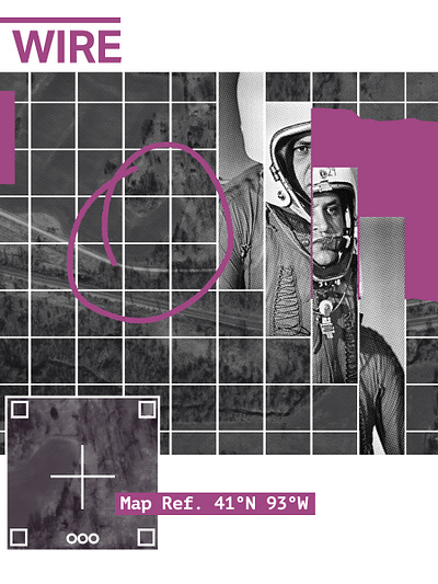 Wire Map Ref. collage collage art collaging interpretation punk punk rock