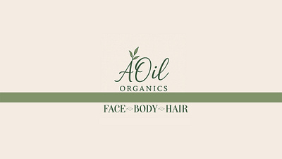 A Oil Organics 3kpmarketing aoil beauty body branding face graphic design hair kevin conwell logo nail printing wake hustle grind