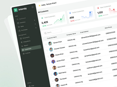 Inventory Management Customers Design customer dashboard dashboard design design inventory inventory management management ui ui design uidesign website design
