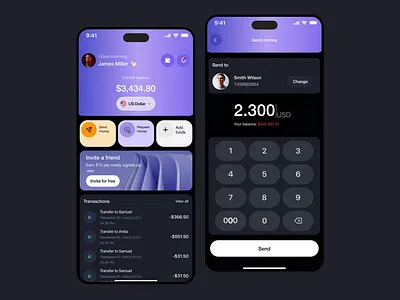 Mobile Finance App banking app design digital banking finance app fintech fintech app fintech design interface ios mobile mobile app mobile application mobileapp money management pay bills product design ui ui design uiux ux