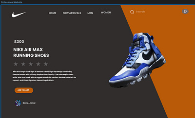 Professional shoes website. app graphic design mobileapp mobileappdesign shoes ui uidesign ux uxdesign website websitedesign