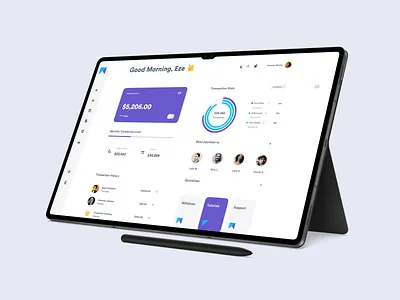 Dashboard Redesign for Middletrust app dashboard design escrow finance fintech ui ux