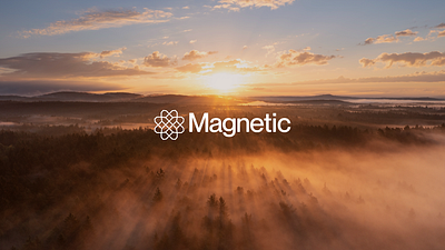 Magnetic Communications Rebrand agency design biotech brand identity brand identity system branding comms branding design graphic design health illustration logo logo design magentic magnets minimalist pr branding science scientific comms stem tech
