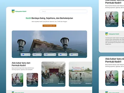 Redesign of Government Landing Page government landingpage ui uiux website