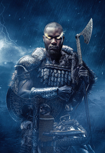 The Warrior art creative design digital art fantasy film poster movie poster netflix photo manipulation photoshop art poster art vikings