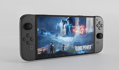 Nintendo Switch 3D Render – Realistic Product Visualization 3d 3dartwork 3dproductrender 3dvisualization