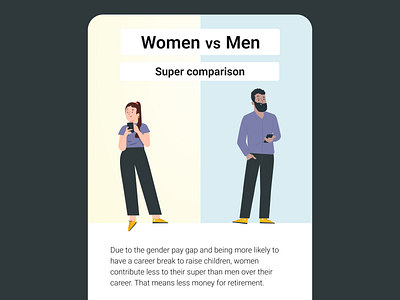 Gender super comparison tool calc calculator app calculator ui design ui web