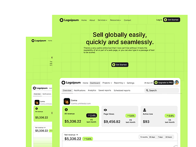 Agency Landing Page Design agency figma graphic design landing page uiux website website design
