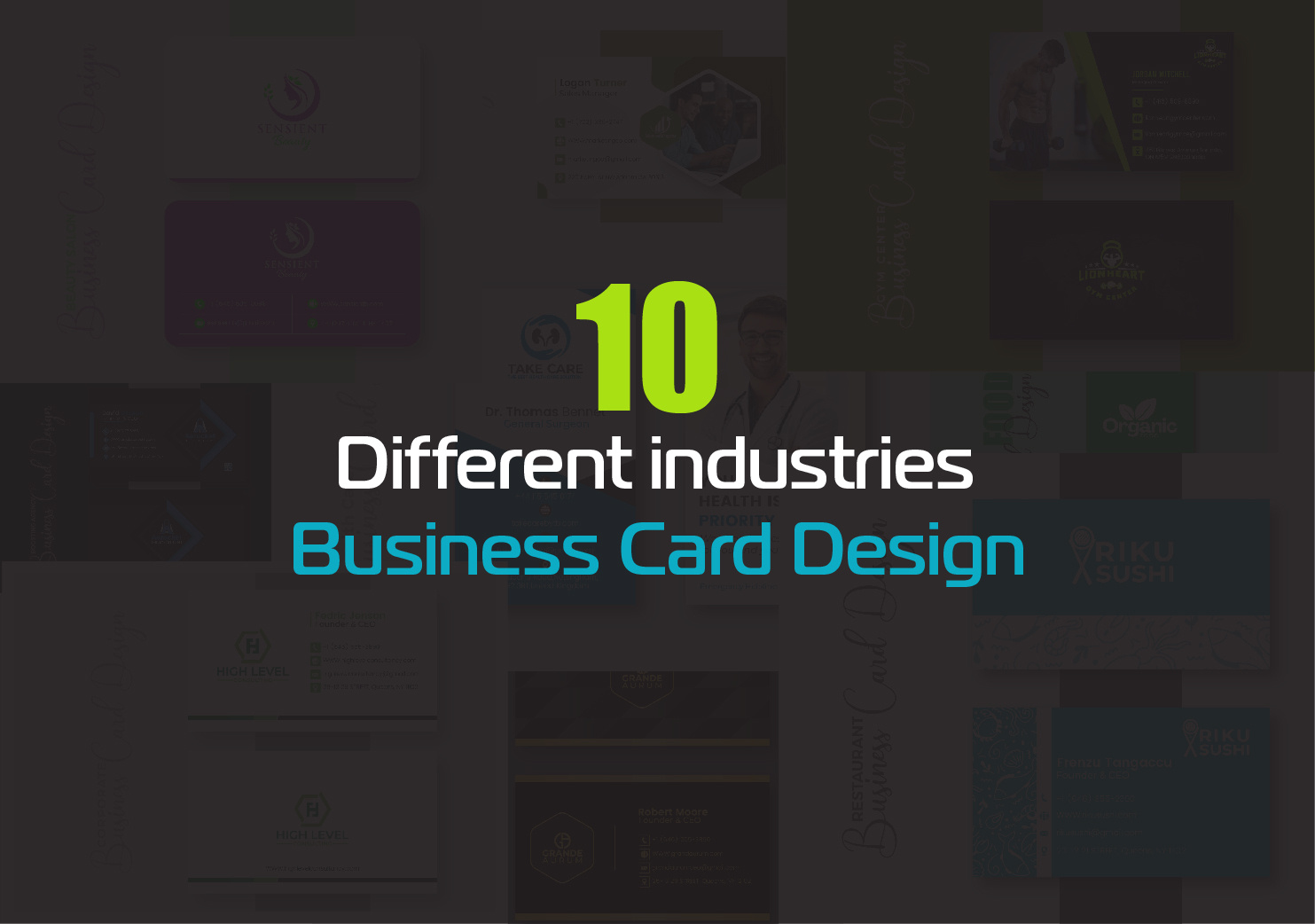 Top 10 industries business card design advertising design branding business card creative business card designer free mockup logo marketing materials modern design print design printing visiting card