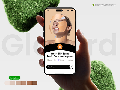 Glowird – Your Personal Smart Skin Companion aiappdesign artificial intelligence beautyappdesign beautytech cosmectics facescanapp facialrecognitionux healthappdesign ios mobileappdesign scanner selfcareapp skincaretracker smartskincare