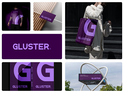 Gluster® | Visual Identity abstract logo app icon branding creative logo design g logo logo logo branding logo design minimalist logo modern logo technology logo typography design