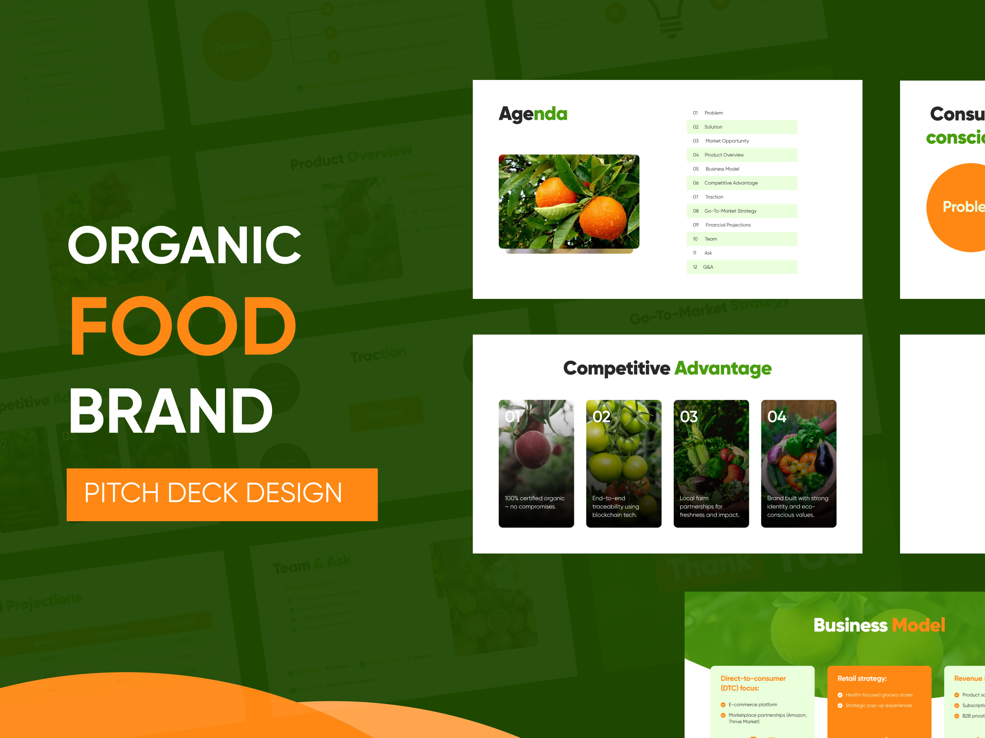 Presentation Design | Organic food store | Figma Slide figma presentation food food store natural food organic organic food presentation presentation design slides store