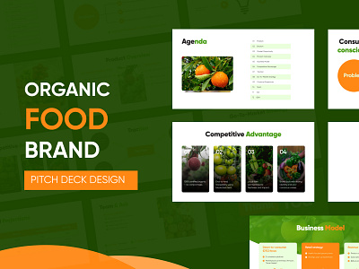 Presentation Design | Organic food store | Figma Slide figma presentation food food store natural food organic organic food presentation presentation design slides store