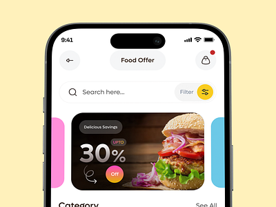Food Delivery App Redesign 🍔📱 app creative delivery delivery app delivery service design fast food food and drink food delivery food delivery app food delivery service food order foodie ios app mobile ofspace online food order ordering restaurant