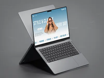 Eye wear Ecommerce Landing Page Design ecommerce eyewear homepage landingpage uiux webdesign