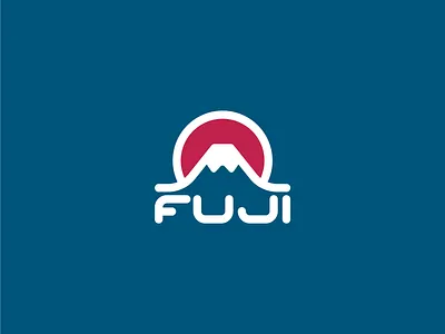 Fuji Mountain Logo Japan fuji fuji logo fuji mountain japan japan flag logo logos minimal minimalis mountain mountain logo sun tokyo