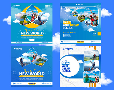 Travel Ad Post Design for Tour Services ads designs animation branding graphic design motion graphics social branding social media ads design social media branding social media designs social media posts tour pot design tour services ads design travel company design travel graphic designing travel posts