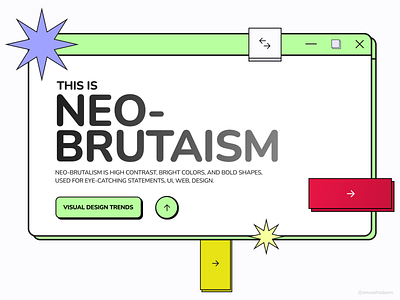 Neo-Brutalism - UI Style figma neo brutalism ui