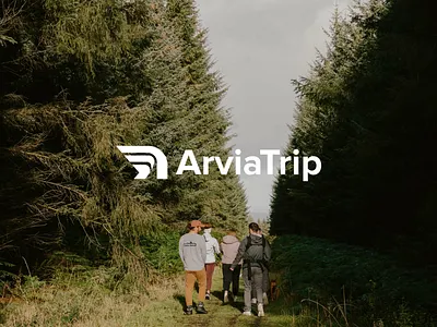 Logo for ArviaTrip Travel Brand a letter a logo branding clean logo logo design logo designer minimal travel travel agency trip